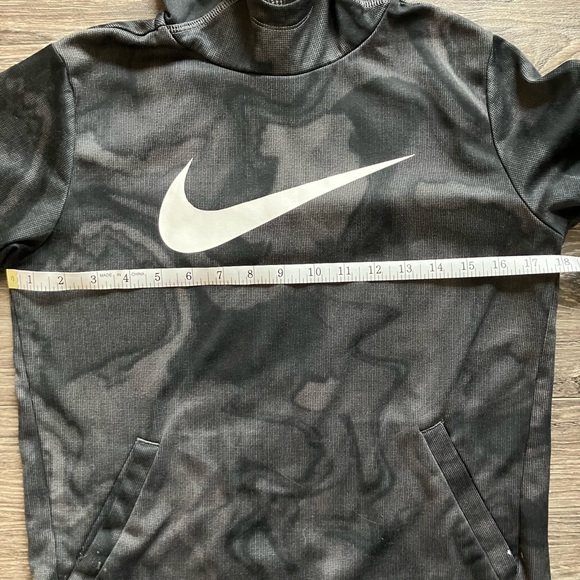 Nike Youth Black Swirl Hoodie Lg - Picture 2 of 6